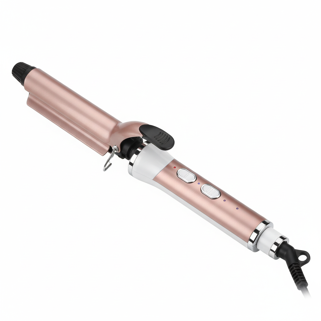 Automatic Electric Hair Curler & Waver Iron – Rotating Barrel for All Hair Types